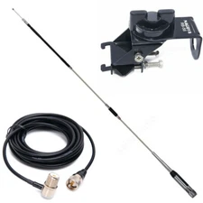 HUAHONG HH-9000 Quad Band High Gain Antenna RB-56 Clip 5M Cable Yaesu QYT Radios