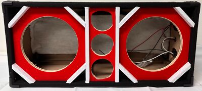 Bass Rockers 2 x 10'' 3 Tweeters Brazilian Style Chuchero Midbass Speaker Box DJ