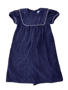 navy blue corduroy dress