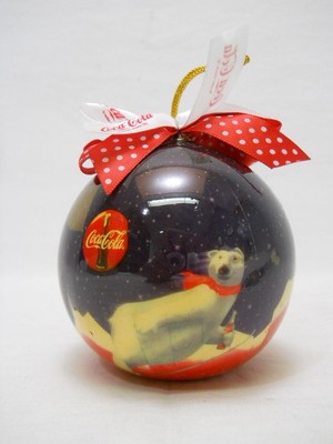 Coca Cola Polar Bear Christmas Ornament 1995 Ebay