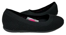 Skechers Women's Cleo Sport Stretch Fit Slip On Walking Flats Blk Size:8.5 82XY