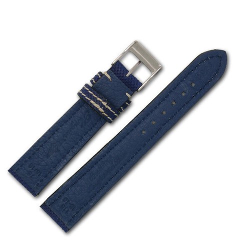Breitling blue stitch padded nylon strap (18x16) - Picture 2 of 9