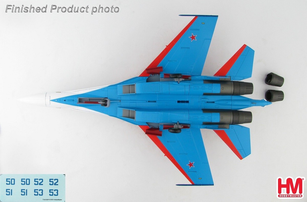 Hobby Master HA5707B Su-35s Flanker E “russian Knights” Blue