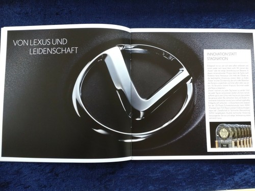 LEXUS Programm Prospekt 2012 GS RX CT IS LS - Picture 2 of 6