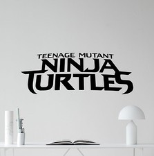 Turtles Ninja Teenage Mutant Logo Wall Decal Boy Vinyl Sticker Art Poster 138crt