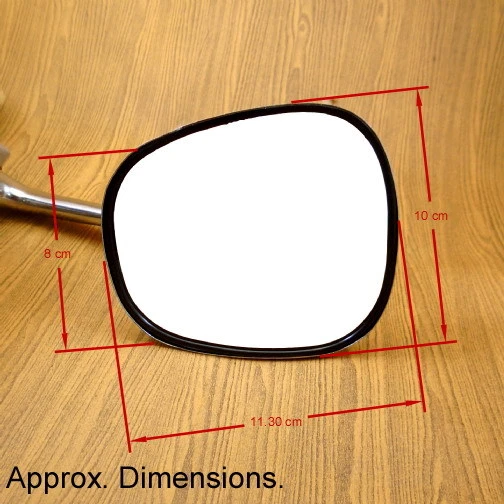 PARA TOYOTA COROLLA KE70 KE75 TE75 1979-84 PAR DE ESPEJOS RETROVISORES GUARDABARROS CROMADOS DIESTRO/DERECHO Foto 4 de 4