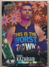 #27 FRANKIE KAZARIAN 2021 Upper Deck AEW Wrestling First Edition DYNAMITE SP