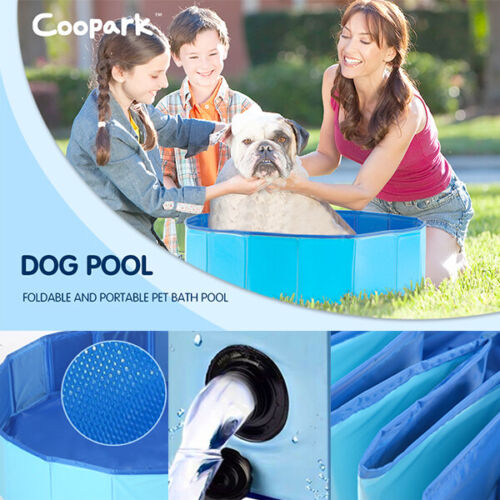 Kids Ball Wading Pool Foldable Portable Swimming Pool Pet Dog Cat Bathing Tub - Afbeelding 1 van 11