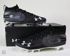 Under Armour Spotlight MC Black Football Cleats Men's Size 12 (3020675-001)