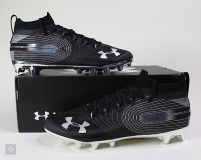 Under Armour Spotlight MC Black Football Cleats Men's Size 12