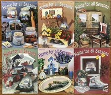 Lot of 6 Home for All Seasons Debbie Toews Decorative Painting Patterns Book