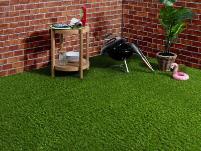 Steffensmeier Kunstrasen Teppich Perth Outdoor bis 4 m Breite, Wasserfest