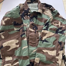 Woodland Combat BDU Jackets, Size: Medium Long, 8415-01-390-8549,