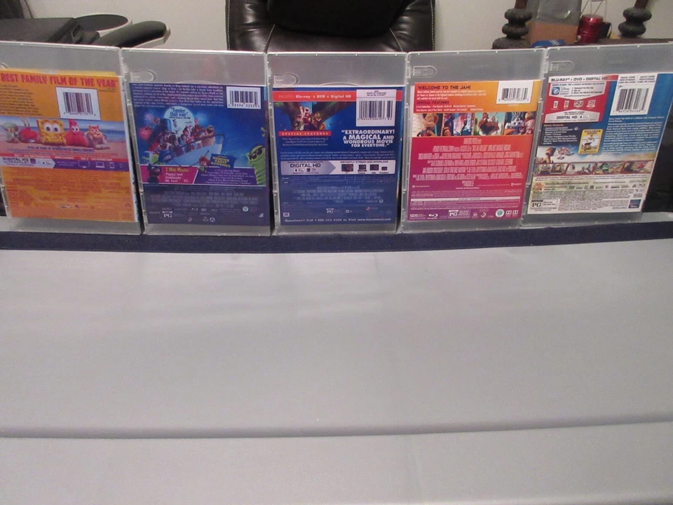 5 Movie Lot = Space Jam, SpongeBob, Epic, Fire & Rescue, H' Transylvania  "Read" - Image 2 of 4