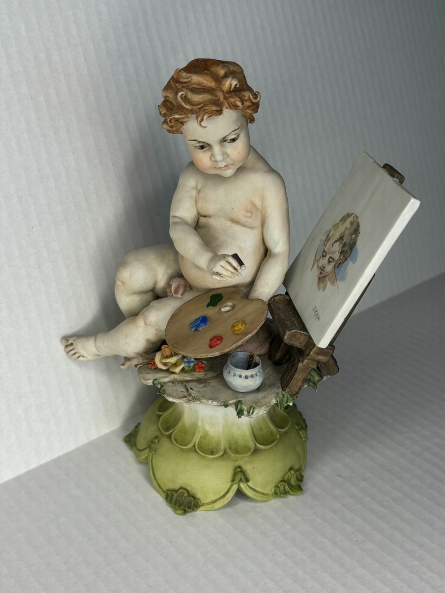 ルイジ・ジョルジオ・ベナッキオLuigi Giorgio Benacchio人形 Vintage Luigi Giorgio Benacchio featuring Child Painting | eBay