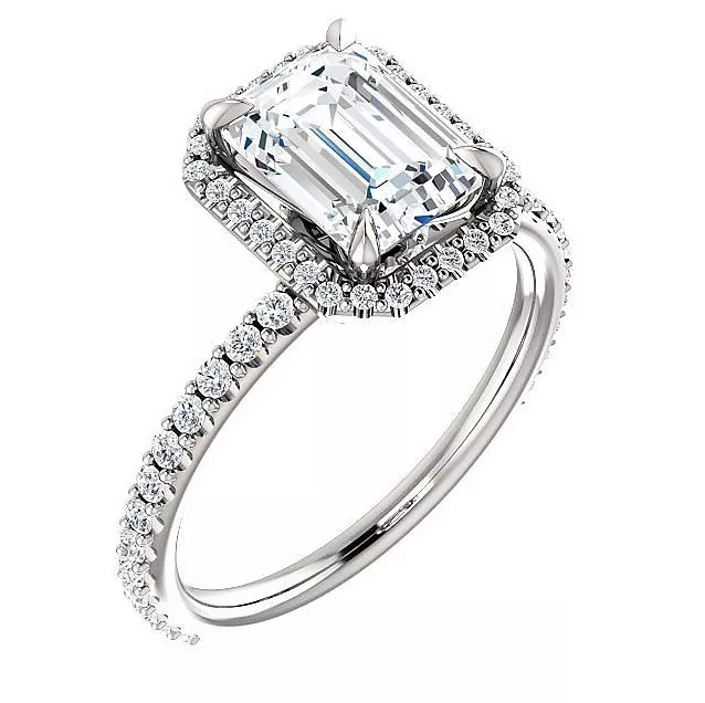 Cushion Cut Engagement Ring  2.60 Ct I VS1 GIA –