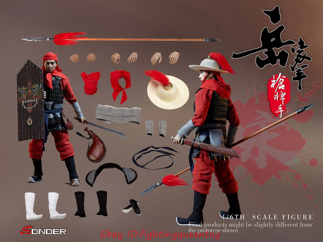 SONDER SD001 Song Dynasty Spear & Shield Soldier Of Army Yue 1/6