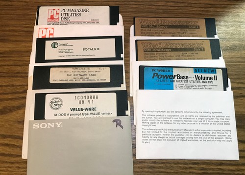 Computer Software Shareware Freeware Utilities -IBM MS-DOS WINDOWS 1980's VTG
