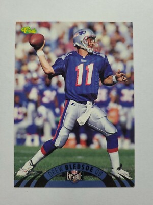 DREW BLEDSOE 1995 CLASSIC FOOTBALL CARD # 12 E6449