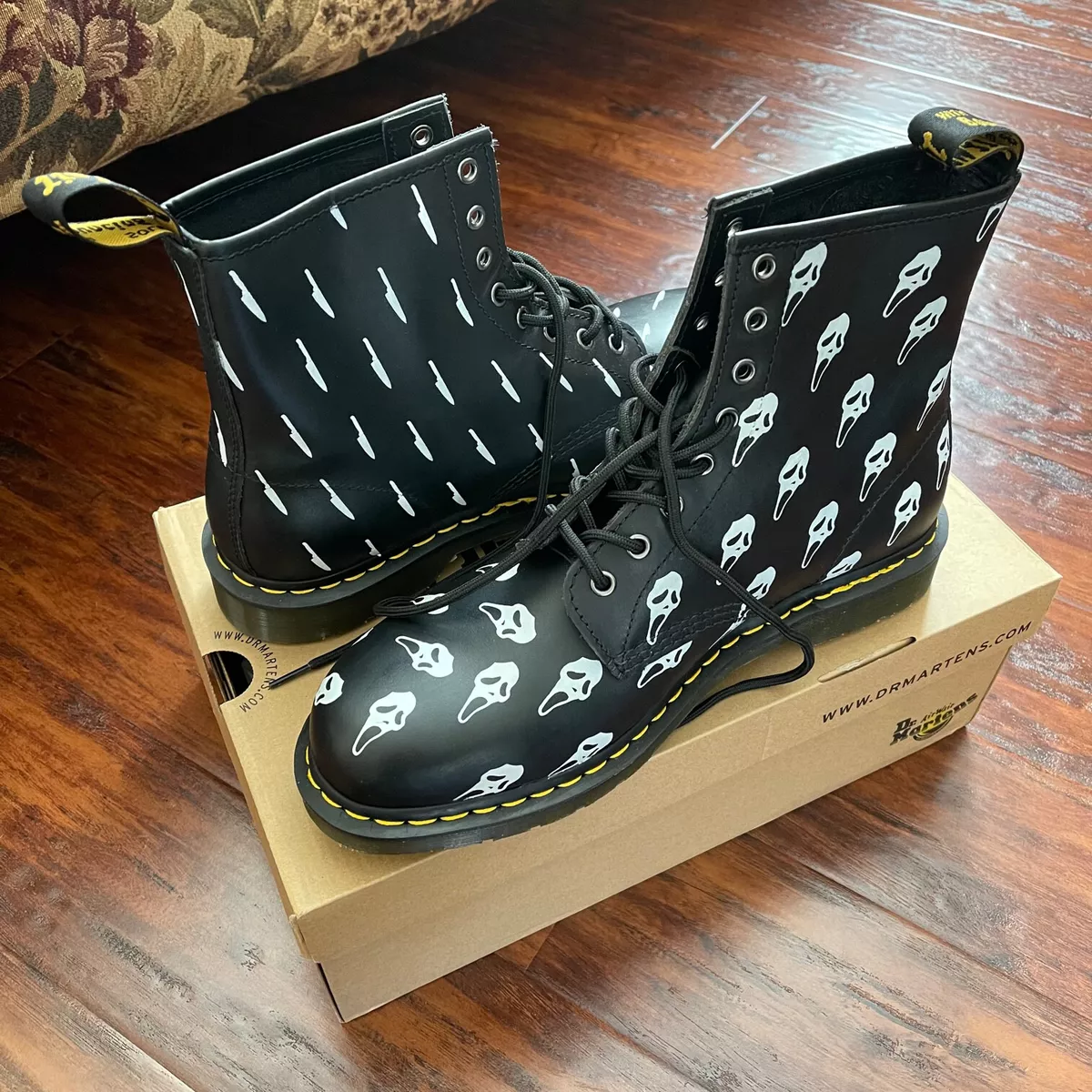 Custom Dr. Martens made with an authentic Louis Vuitton bag (NOT FOR S