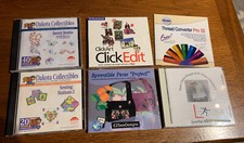 Dakota Collectibles Embroidery Design Collectibles- Lot of 6 CDs 60 designs Jean