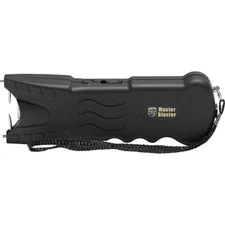 Stun Gun Master Blaster 95 Million Volts Rechargeable LED Flashlight Black