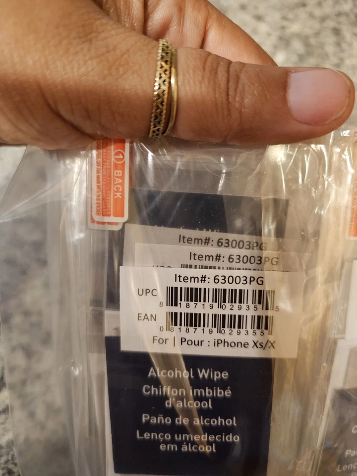 New PureGear High-Definition Tempered Glass Apple iPhone Xs/X - Clear No Box 3Ct - Image 4 of 4