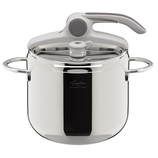 Pentola a Pressione 7 Litri LAGOSTINA Deliziosa 22 cm Acciaio Inox Induzione, fotografia 3 di 9