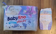 Vintage 2007 Greece Diapers BABYLINO ultra dry 1 piece nappy 7-18 kgs NEW
