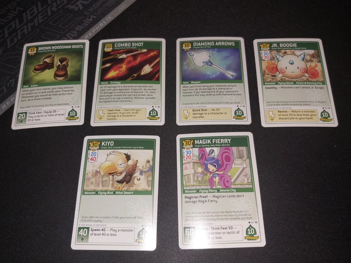 25+ MapleStory iTCG Trading Card Games in English for sale