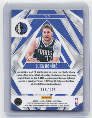 2023-24 Panini Phoenix #3 Luka Doncic Paragon Phoenix Yellow Ice