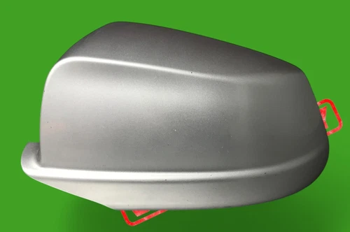 11-13 bmw f10 528i 535i 550i left driver side rear view door mirror cover BLACK