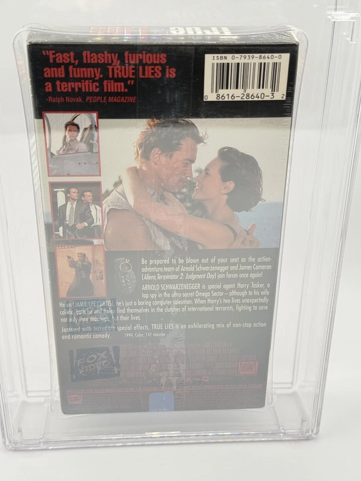 CGC Graded 9.4 A+ TRUE LIES - (VHS, 1995) - SEALED - First Release - Image 2 of 3