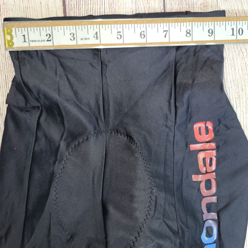 VINTAGE Cannondale Shorts Women's SMALL Black Cycling Padded Chamois USA - Picture 10 of 11