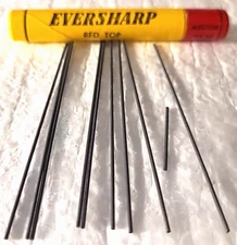 Vtg EVERSHARP Red Top Lead .036 Med Thin Diameter #9.25 pcs 2.75" Long USA Made