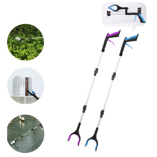 109CM Long Reach Grabber Reacher Litter Picker Helping Hand Held Pick Up Tool UK - Picture 2 of 23