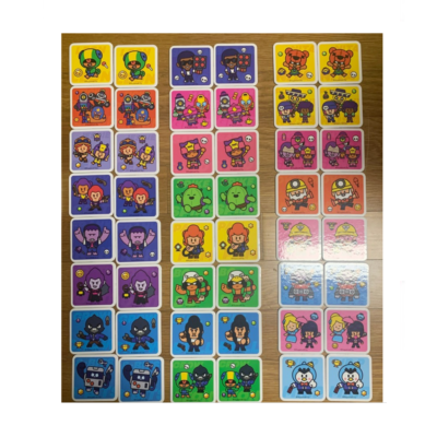 Pokemon Cards Brawl Stars Memory Matching Game 48p Good Quality Paper Boys  Gifts | eBay