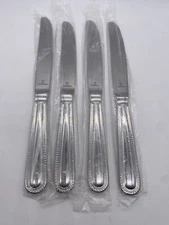 New~Set of 4 Fortessa Stainless Steel Butter Knives 9 1/4 Inches