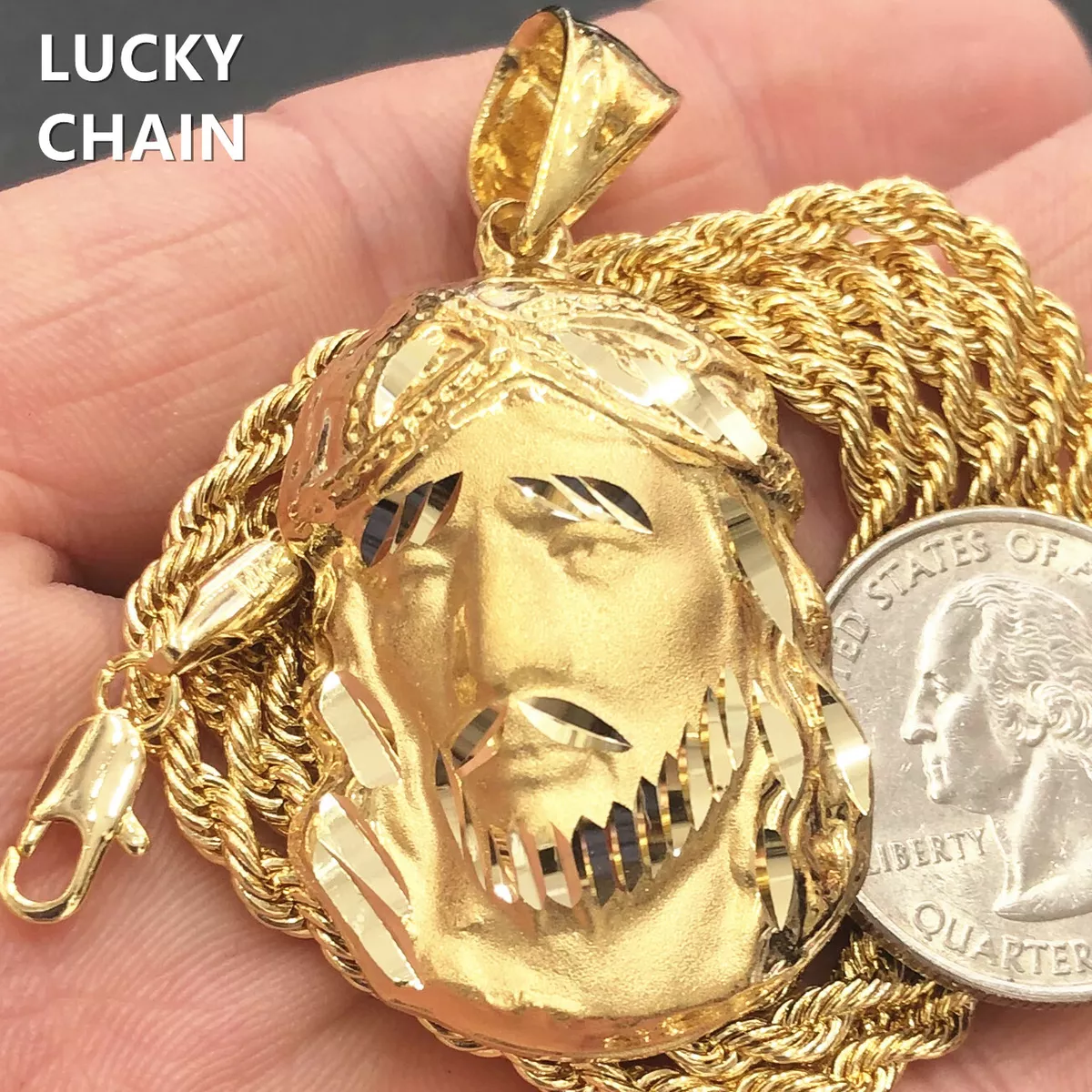 Gold Jesus Pendant - Get Best Price from Manufacturers & Suppliers in India