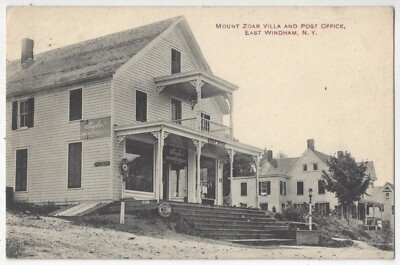 1911 East Windham, New York - Chocolate Shop & Post Office - Vintage Postcard