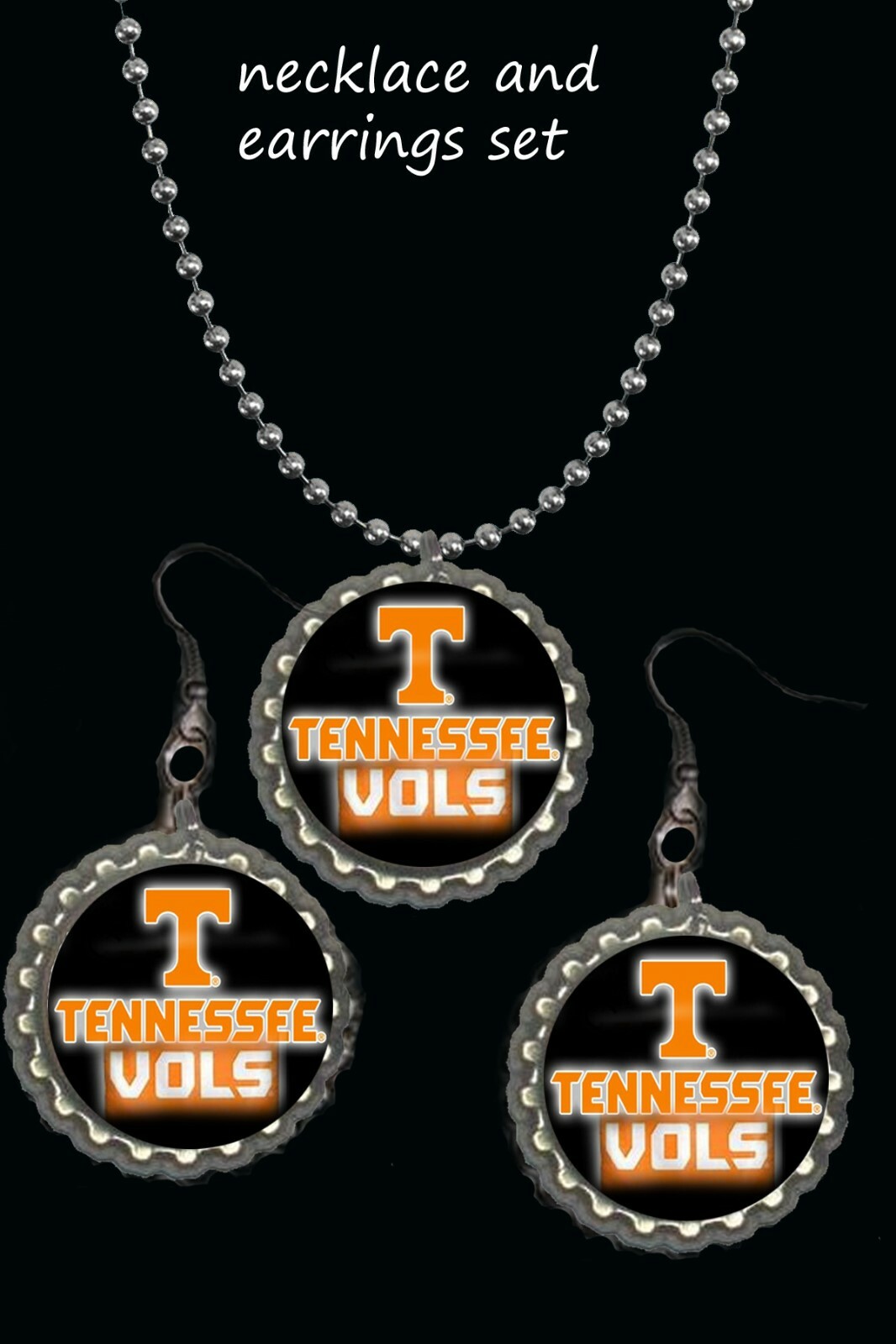 Tennessee Vols Volunteers earring and necklace set earrings eBay