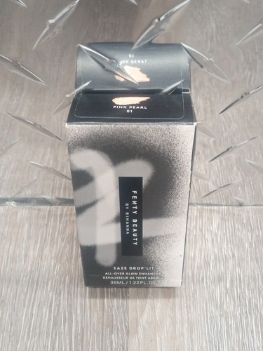 FENTY BEAUTY BY RIHANNA EAZE DROP'LIT 1.22 FL OZ PINK PEARL 01 New In Box Sealed - Picture 1 of 4