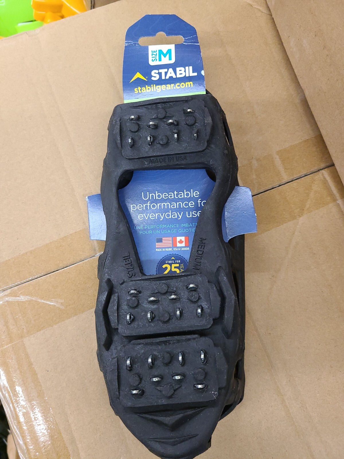 Stabil Walk Traction Tread Outsole Cleats Snow Ice Slip On Rubber