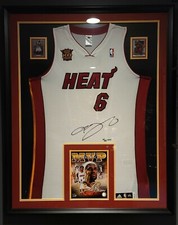 Lebron James Autographed Miami Heat 2013 Finals MVP Patch Jersey LE 12/25 