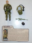 GI Joe Halo Jumper Rip Cord & File Card 1989 Action Figure Loose