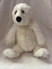 Dakin Lou Rankin Friends 14" Fairbanks Jr White Polar Bear Stuffed Animal Plush