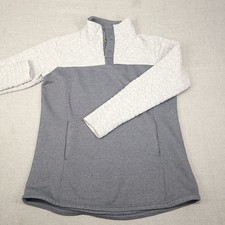 Columbia Men's 1/4 Button Long Sleeve Pullover Sweater Size Xl Cotton Blend