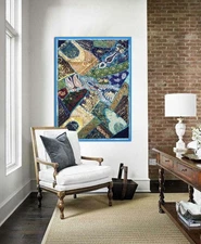 33% OFF 60" HEAVILY BEAD DÉCOR WALL HANGING TAPESTRY THROW FESTIVE SEASON GIFT