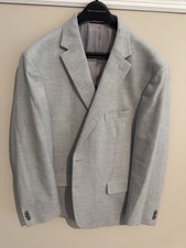 Tommy Hilfiger Mens Gray Sports Jacket Single...