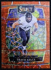 Travis Kelce Chiefs Red Holo Laser Prizm SP Color Match 2022 Select #30 NM-MT DP